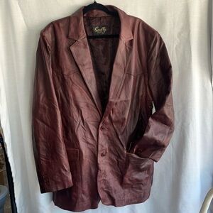 Vintage Scully leather sport jacket Sz 44 L